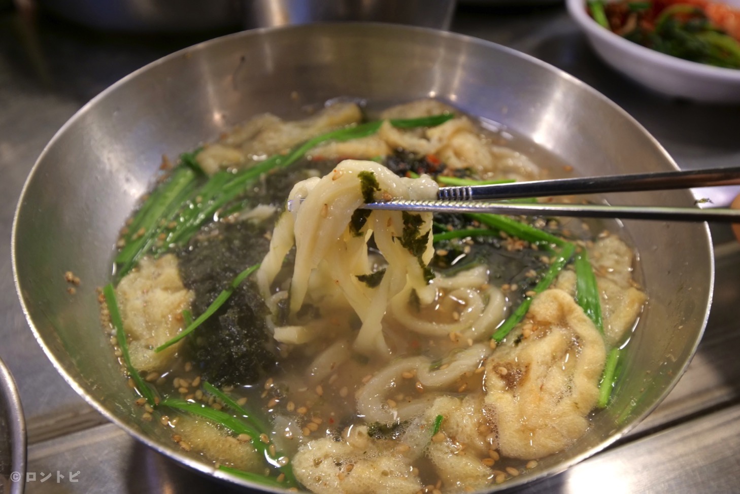 韓国　刀削麺